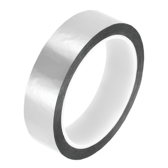Uxcell Silver Tone Metalized Tape 1 Inch x 55 Yards Decor Tape for DIY