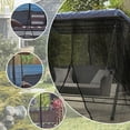 thumbnail image 3 of ZHXXCUM Mosquito Netting for Patio Porch Swing Net Outdoor Mesh Screen with Zipper Te, 3 of 7