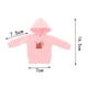 thumbnail image 5 of Jersey de Muñeca Hugo para bebé de 30 cm Ropa adorable con capucha rosa, 5 of 10