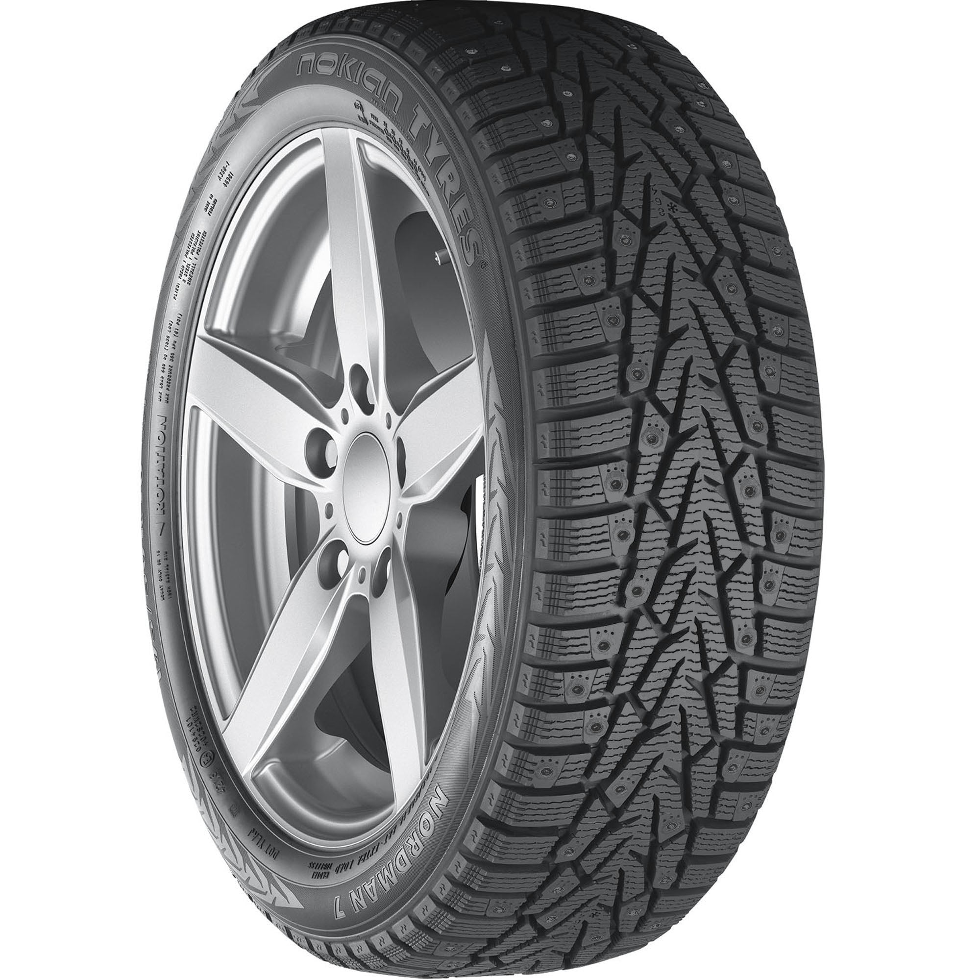 Nokian Nordman 7 Studded Winter 195/55R16 91T XL Passenger Tire