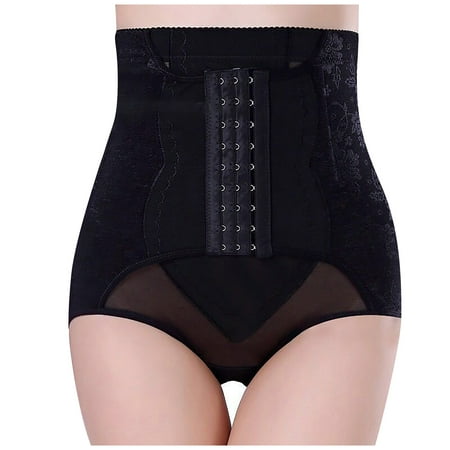 

Tummy Control Shapewear For Dresses Waist Lace Corset Slimming Girdles Shaping Pants Black XXXL