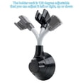 thumbnail image 4 of Spencer Adjustable Shower Head Holder, Adhesive Shower Head Bracket, No Drill Handheld Showerhead Wall Mount Holder for Bathroom, Black, 4 of 9