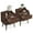 Natural Walnut, variant on Nightstands, Set of 2, Bedside Tables with Hidden Drawers, Mid-Century End Tables with Solid Wood Legs, Side Tables for Bedroom