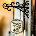 thumbnail image 5 of WHEANG Book Tavern Signs – Genre Shelf Labels With Hanging Brackets Handmade Halloween Categorize Books Bookshelf Signs Bookshelf Accessories Halloween Decor, 5 of 5