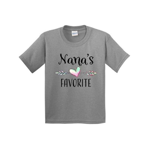 Inktastic Nana's Favorite Heart Grandchild Youth T-Shirt