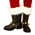 thumbnail image 2 of Christmas Santa Boots Men's Boots (Black 45), 2 of 5