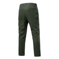 thumbnail image 5 of Blmnix Waterproof Pants Pants for Men Active Fit Low Rise Rain Pants Cargo Jeans Slim-Leg Green Long Summer Pants for Men,M, 5 of 5