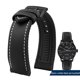 thumbnail image 3 of Correa de reloj de lona impermeable de caucho y silicona para deportes al aire libre de 19, 20, 21 y 22 mm de la serie Citizen Helmsman/Commander, 3 of 5