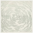 thumbnail image 6 of SAFAVIEH Bella Igor Abstract Swirls Wool Area Rug, Ivory/Grey, 5' x 8', 6 of 10