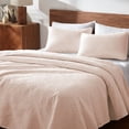thumbnail image 4 of Sleep Zone Ultrasonic Scroll Quilt Set Full/Queen, Soft Lightweight Bedspread, Reversible All-Season Coverlet, 1 Quilt + 2 Pillow Shams (Rose Pink, Full/Queen), 4 of 8