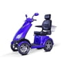 E-Wheels - EW-72 Heavy Duty Scooter - 4-Wheel - 18.5"W x 17"D - Blue