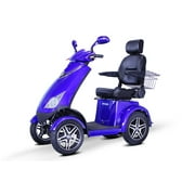 E-Wheels - EW-72 Heavy Duty Scooter - 4-Wheel - 18.5"W x 17"D - Blue