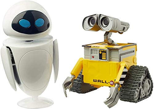 Wall E Robot Wall E Eve Pvc Action Figure Collection Model Toys Dolls 6cm 10cm 2pcs Lot Walmart Com