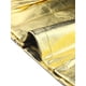thumbnail image 5 of INSPIRE CHIC Mini faldas metálicas de cintura alta con cremallera frontal Aline para mujer Color oro-B M, 5 of 5