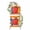Orange, variant on Children's Day Arch Backdrop Cover 4FT, Funny Cartoon Pencil Yellow Striped Spandex Fitted Stretchy Arch Stand Covers, Round Top Chiara Backdrop Cover for Wedding Party Birthday Baby Shower