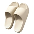 thumbnail image 2 of ibiyuan Summer House Slippers for Women Cloudies Slides for Women Dressy Shower Shoes for College Dorm Non Open Toe on Sandals Women Rubber Sole, 2 of 8