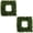 18.9-Inch Square (Set of 2), variant on All Season Floral Wreath, Garden Boxwood Wreath - 18.9-Inch Square UV Resistant Artificial Spring, Summer, Fall or Winter Wreath - Outdoor/Indoor Wreaths for Front Door