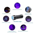 thumbnail image 3 of UV Blacklight Flashlight, UV Flashlight Black Light Compact  Multipurpose Aluminum Alloy  for Pet Urine Detecting, 3 of 7