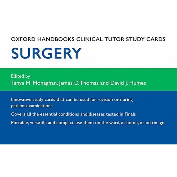 Pre-Owned Oxford Handbooks Study Cards: Oxford Handbooks Clinical Tutor Study Cards: Surgery (Paperback)