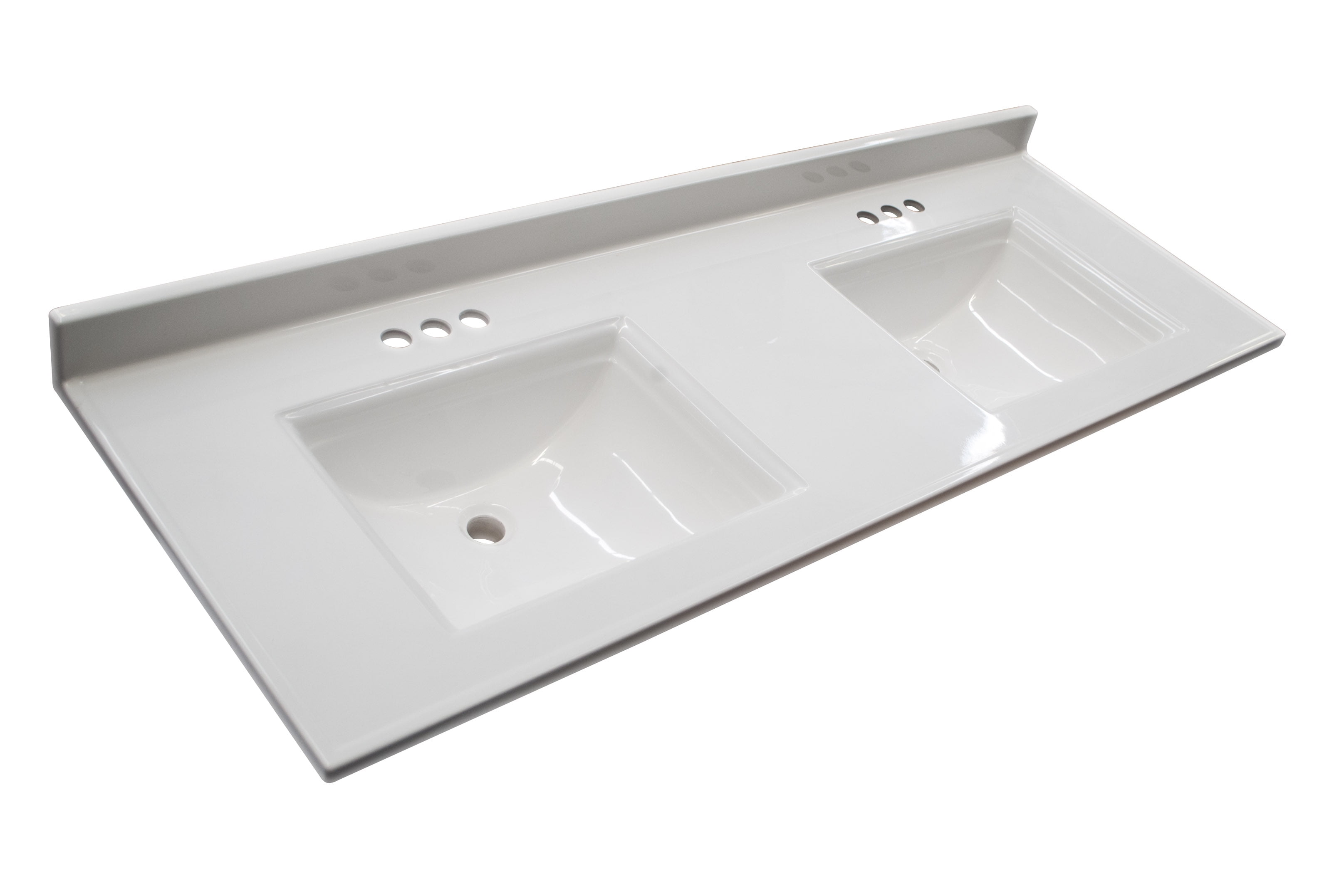 Design House 557678 Camilla Double Vanity Top 61 Solid White