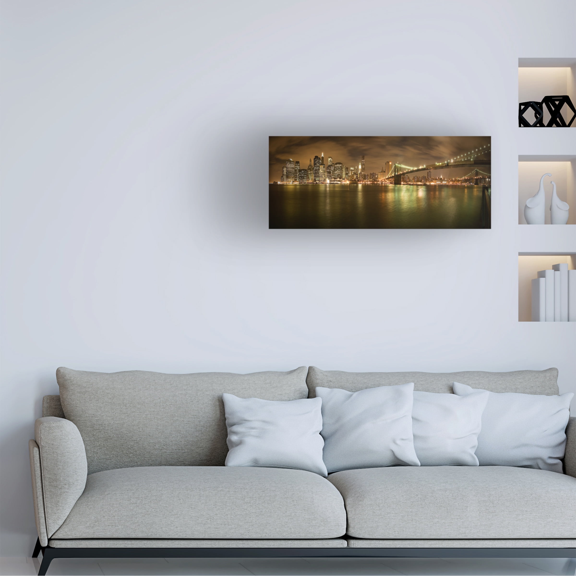 Shubhra Pandit 'New York Skyline' Canvas Art