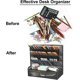 thumbnail image 4 of Mesh Desk/ Desktop Stationary Organizer, Multi-Functional Pen Holder, Storage Rack (Black Mesh Pen Holder with Drawer), 4 of 4