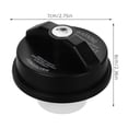 thumbnail image 2 of HEALEEP Gas Tank Cap Black ABS Locking Mechanism For Vehicle Safety 1Pcs, 2 of 8