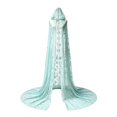 thumbnail image 2 of Gunia Hooded Cloak For Women Adult Lace Cape Cosplay Halloween Role Play Dress Up Outfits Stage Performance Holiday Party Wear,Green, 2 of 4