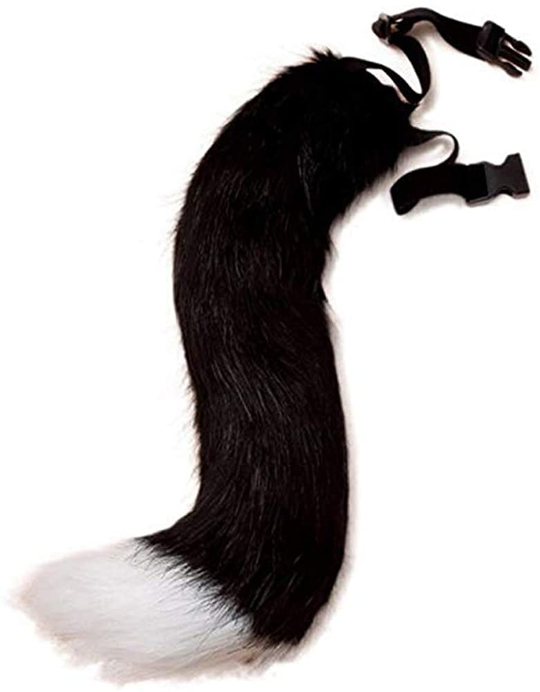 BSTANG 26‘’ Wolf Fox Tail and Ears Set for Children or Adult Halloween Fancy Party Costume Accessories Christmas 
