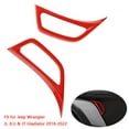thumbnail image 2 of 2pcs Car Wheel Eyebrow Side Air Inlet Cover Sticker Trim For Jeep JL Gladiator JT 2018+ Air Conditioning Vent Outlet Decoration, 2 of 7