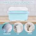 thumbnail image 4 of IDEANATEGRATE Caja Almacenadora Para Utensilios De Cocina Resistente Con Transparente Azul, 4 of 6