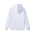 thumbnail image 4 of Ulanda Youth Solid Classic Hoodies Soft Hooded Pullover Sweatshirts for Children (3-14 Years) (White, 11-12 Years), 4 of 4