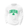 thumbnail image 3 of Men's St. Patrick's Day Waffle Shirts Long Sleeve Crewneck Pullover Slim Fit Muscle T-Shirt, 3 of 4