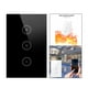 thumbnail image 1 of Interruptor de atenuación de inteligent Interruptor de luz inteligente WiFi de 2.4G, Sistema de hogar inteligente Interruptor de atenuación de Negro, 1 of 8