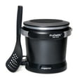 Presto FryDaddy Electric Deep Fryer, Black 05420 PFASFree Ceramic