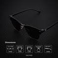 thumbnail image 3 of Gafas de sol KALIYADI polarizadas semisin montura que bloquean los rayos UV, 3 of 5