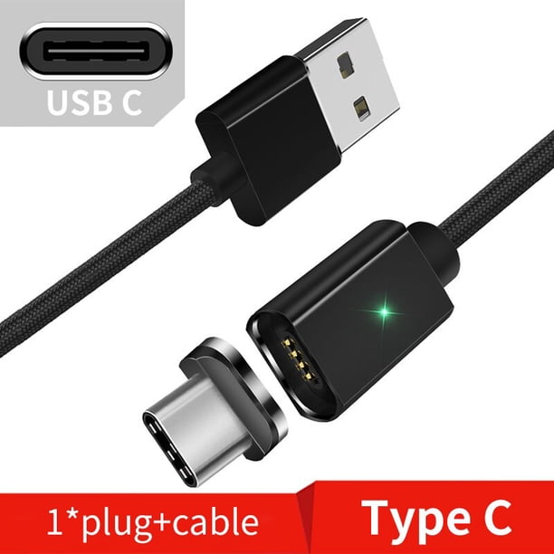 Cable Micro USB magnético Essager para iPhone 14 Xiaomi mi, Cable de datos de carga rápida, cargador magnético, USB tipo C, Cable de teléfono 3m Tan Jianjun unisex