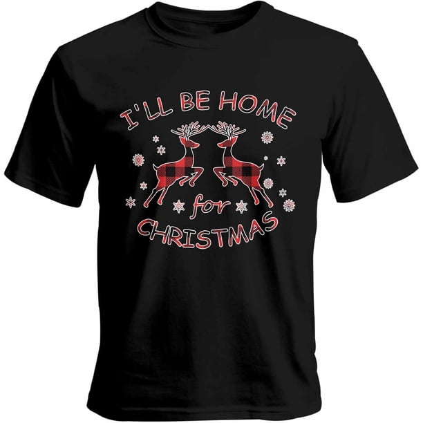 Camisetas para hombre, camisetas casuales de manga corta con diseño de reno y copo de nieve navideño, camisetas gráficas para adolescentes, niños y hombres.