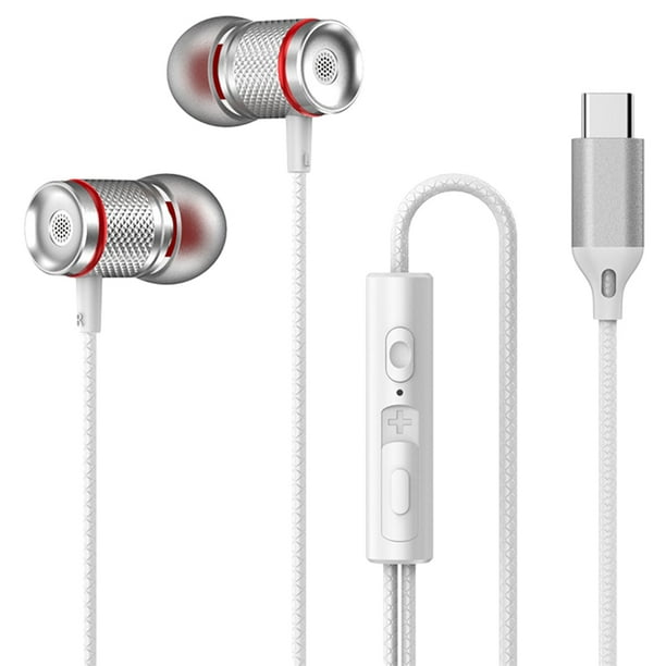 Sidaley para una experiencia auditiva inmersiva Chips de decodificación digital Auriculares con cable Videojuegos y accesorios Tipo-c blanco
