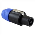 thumbnail image 3 of Enchufe de Altavoz Twist Lock Enchufe de Altavoz de 4 Compatible con Speakon NL4FC, NL4FX, NLT4X, NL2FC - 12 PACK, 3 of 5