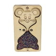 thumbnail image 1 of Tablero de actividades para bebés, reloj de arena, habilidades motoras finas, aprendizaje cognitivo para niños pequeños Vistoso, 1 of 9