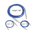 thumbnail image 1 of Universal 6.35mm Male to Male Stereo Audio Connection Cable 3B02, 1 of 4