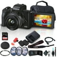 thumbnail image 1 of Canon EOS M50 Mark II Mirrorless Digital Camera with 15-45mm Lens with Battery and More Bundle(International Model), 1 of 5