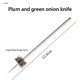thumbnail image 1 of 1pc Onion Cutter Stainless Steel Green Onion Shredded Cutter Slicer Plum Blossom, 1 of 5