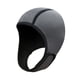 thumbnail image 4 of Capucha de neopreno de 2 mm para buceo, gorro de natación con cubierta elástica para la cabeza Gris, 4 of 9