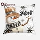 thumbnail image 4 of Funda de almohada de celosía verde de 16/18/20/24 pulgadas, cubierta decorativa de Navidad, alce, muñeco de nieve, árbol de Papá Noel, funda de cojín para sofá, 4 of 4