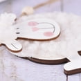 thumbnail image 5 of Easter Sheep Pendant for Easter Tree,Easter Cute Plush Sheep Doll Hanging Ornament,Springtime Wooden Wool Cotton Sheep Crafts Easter Pendant for Indoor Outdoor Home Easter Decoration, 5 of 6