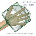 thumbnail image 3 of Green Fine Mesh Net Aquarium Fishing Net with Plastic Handle 6 Inch, 3 of 5
