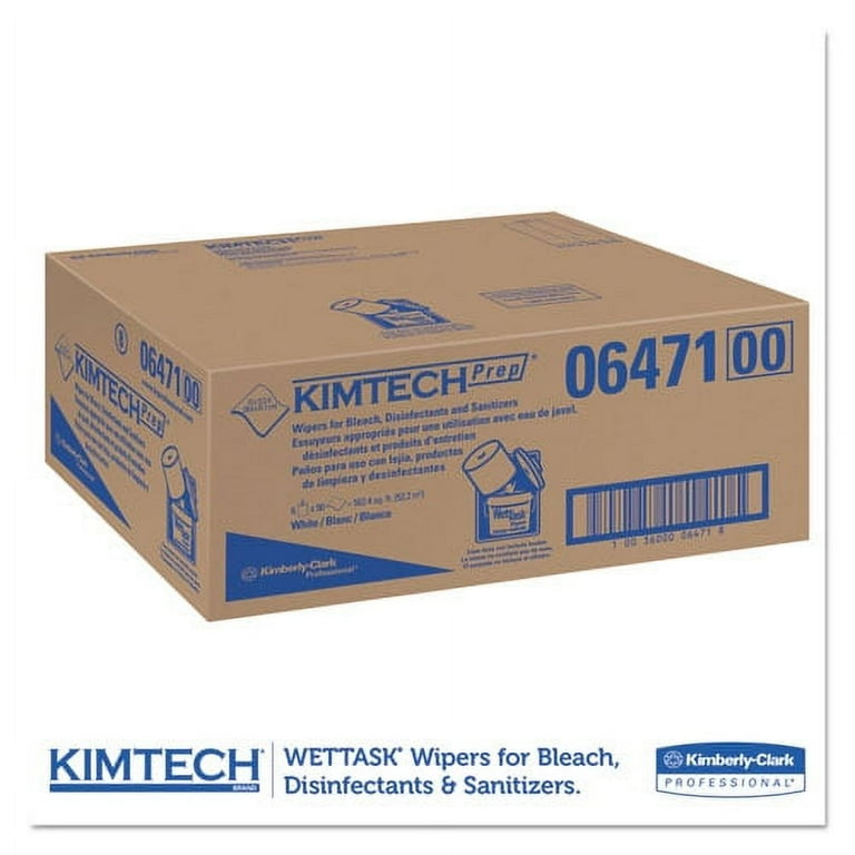 Critical Clean Wipers for Bleach, Disinfectants, Sanitizers WetTask Customizable Wet Wiping System, 90/Roll, 6 Rolls/Carton Critical Clean Wipers for Bleach, Disinfectants, Sanitizers WetTask Customizable Wet Wiping System, 90/Roll, 6 Rolls/Carton