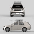 thumbnail image 3 of HOMCOM Universal Roof Rack Basket, 200lbs Steel Roof Rack Cargo Carrier, 3 of 10